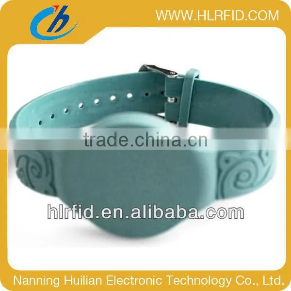 Wholesale Rfid 13.56Mhz Water Proof Silicon Bracelet,rfid Printable Wristband/watches With Nfc Chip for Mobile Payment photo-3
