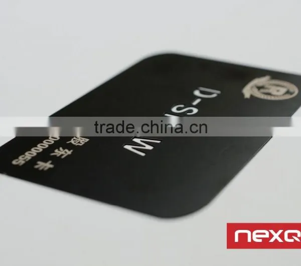 Matt Black Metal Business Card/stainless Steel Card photo-2