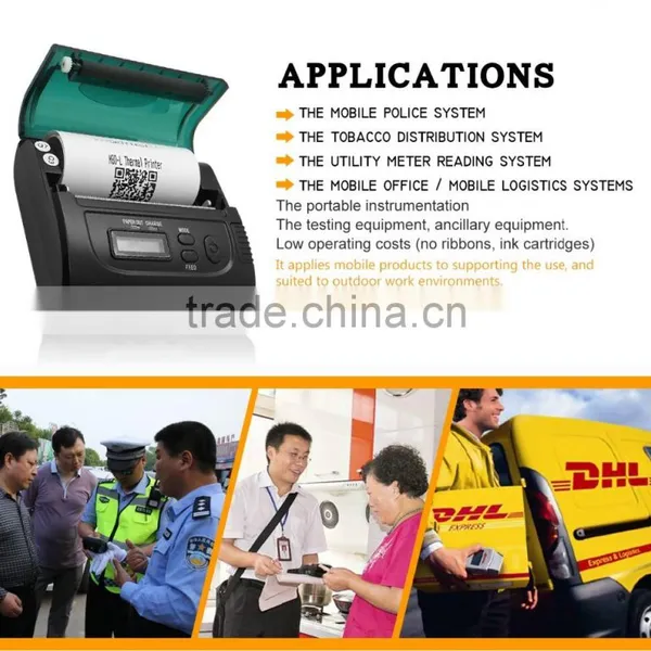 Voxlink Portable 80mm Pos Printer Label Printer Bluetooth Barcode Printer( Android+ios) photo-2