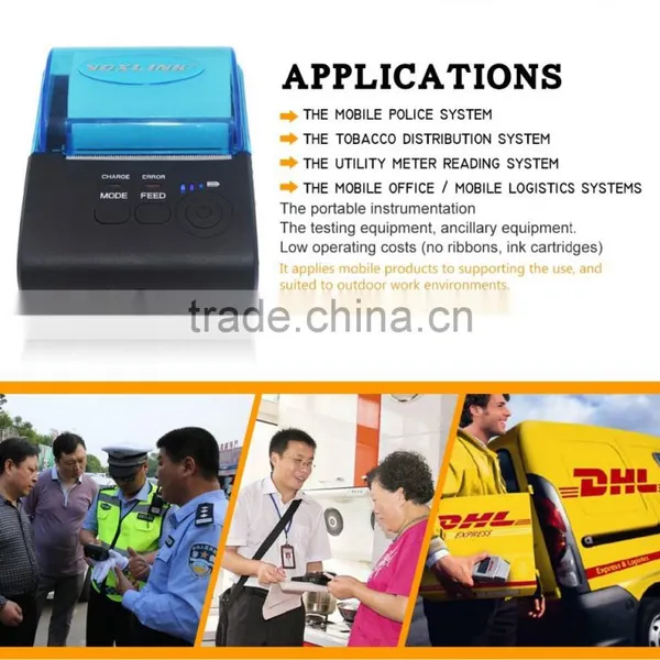 Voxlink Portable Barcode Printer 58mm Thermal Receipt Printer Bluetooth for Android System photo-4