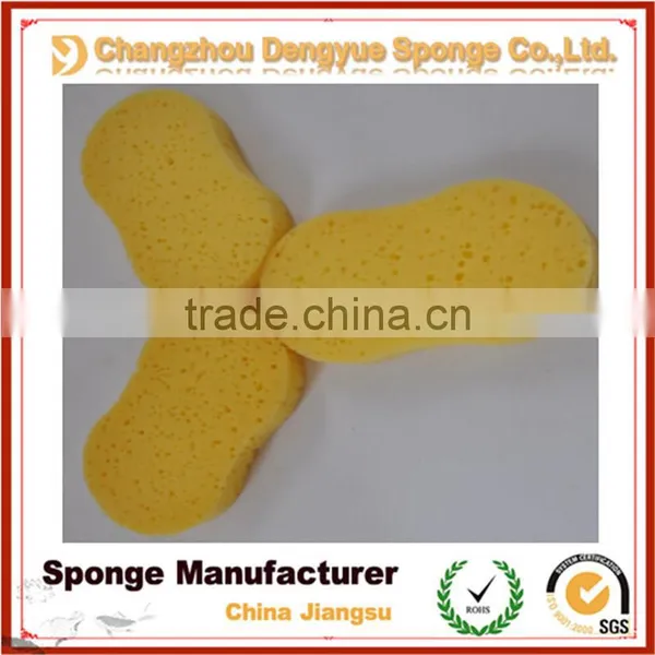 Economic Replaceable Bibulous Yellow Seaweed Cleaning Foam Sponge photo-3