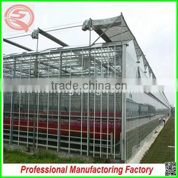 China Commercial Large Span Garden Greenhouse for Sale With Drip Irragation System photo-2