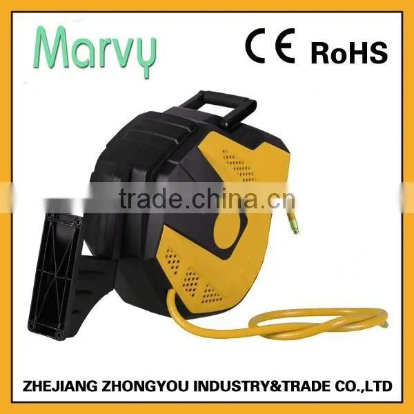Hot New Product 2015 Portable Automatic Retractable Air Hose Reel 20m for Garage Use photo-5