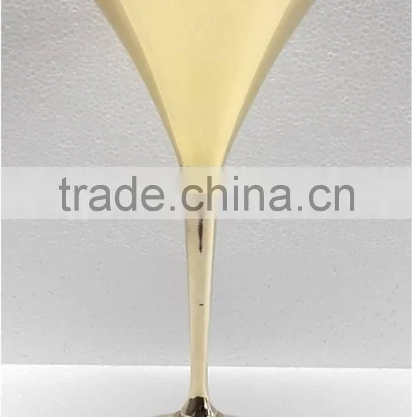 Brass Goblets and Wine Glasses With High Quality Polish With Nickel Finish photo-2