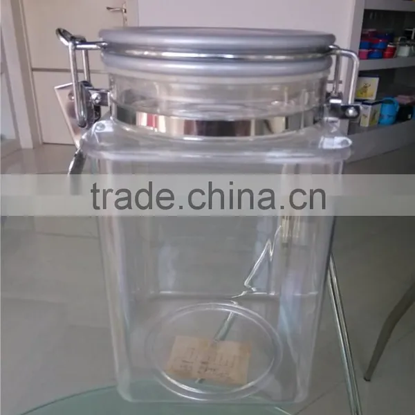 Clear Plastic Airtight Canister, Food Storage Jar , Storage Box photo-2