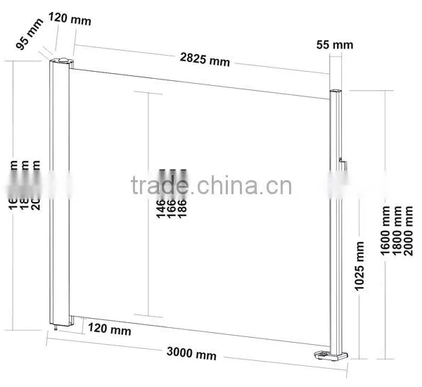Easy to Set up Sunshade Folding Side Awning photo-3