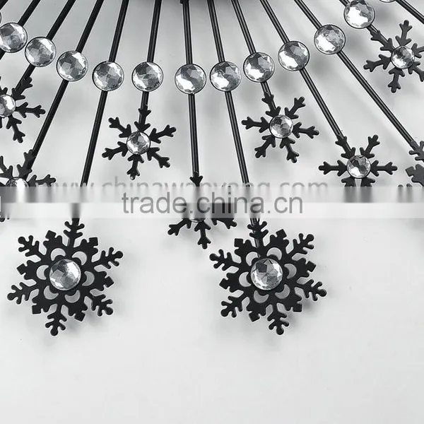 China Supplier Snow Shaped Beautiful Decorative Clock Wall Clock photo-6