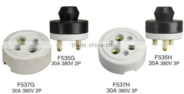 2 or 3 Phase Male and Female Industrial Plug and Socket 30A/20A 380V photo-3
