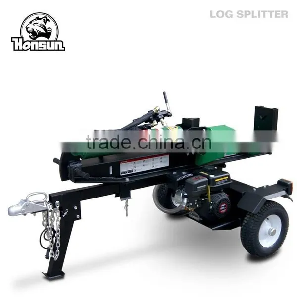 Hot Selling CE Approved Honda Gas Motor Horizontal Vertical Towable Size 26t Wood Splitters and Cutter