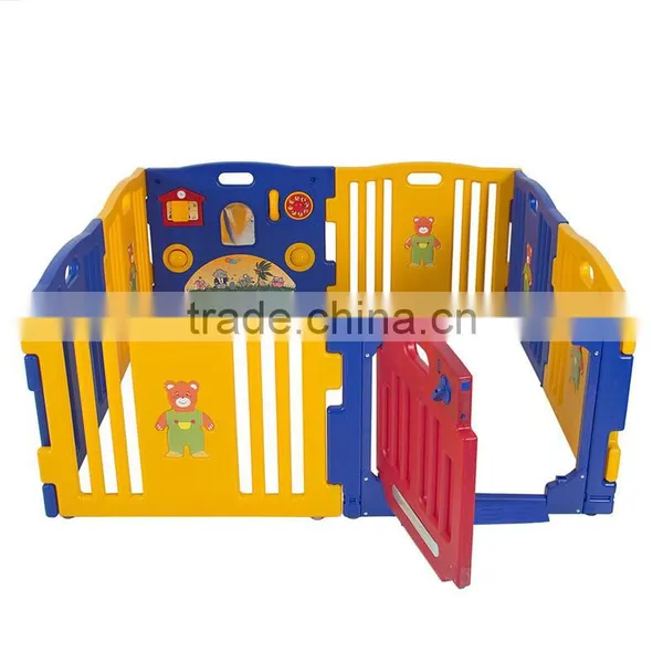 Hot Selling Plastic Fence Panel Large Adjustable Playpen Baby 2016 photo-2