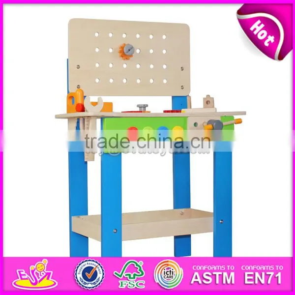 Best Sale Educational Toys Wooden Kids Tool Bench W03D042 photo-2