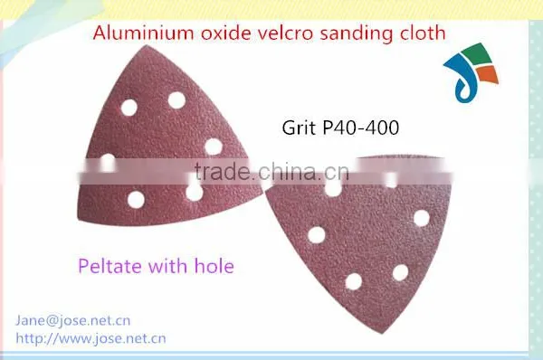 Peltate Aluminium Oxide Sanding Cloth With Hole photo-2