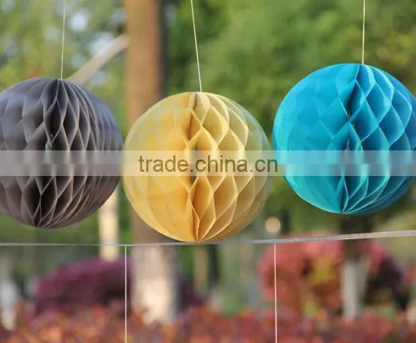 Wedding Decorations Paper Honeycomb Ball Wholesale photo-5