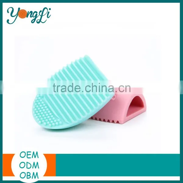 Silicone Surface Make Up Brush Cleaning Silicone Oval Makeup Brush photo-2