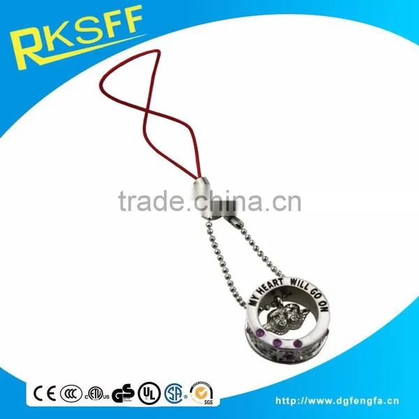 Zinc Alloy Die Casting Wonderful And Cheap Phone Strap in Wholesale photo-5