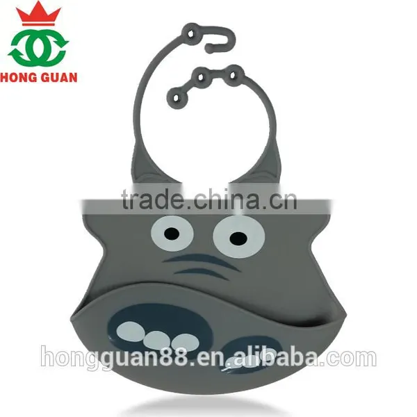 2015 Fashionable and Eco-friendly Silicone Plastic Baby Bib photo-5