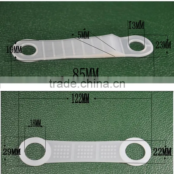 Transparent Silicone Non-slip Hanger Strips for Wooden Coat Hanger Printed photo-6