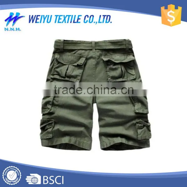 Latest Design Elastic Waist Mens Half Cargo Pants in Bulk photo-2