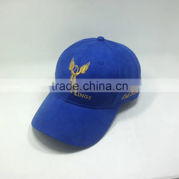100%Suede Fabric Baseball Cap With Embossed Metal Buckle photo-2