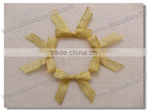 MSD Golden/silver Bow for Wedding Clothing /greeting Card photo-4