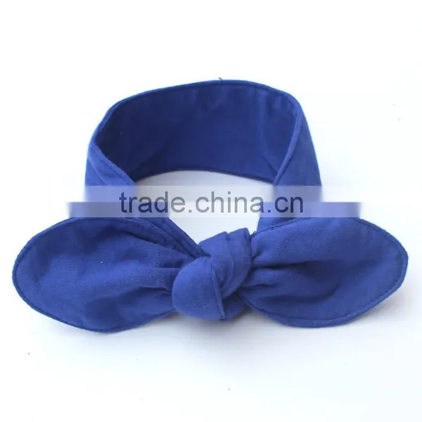 Girl Rabbit Headband Newborn Kids Cotton Elastic Hair Band Baby Top Headband photo-4