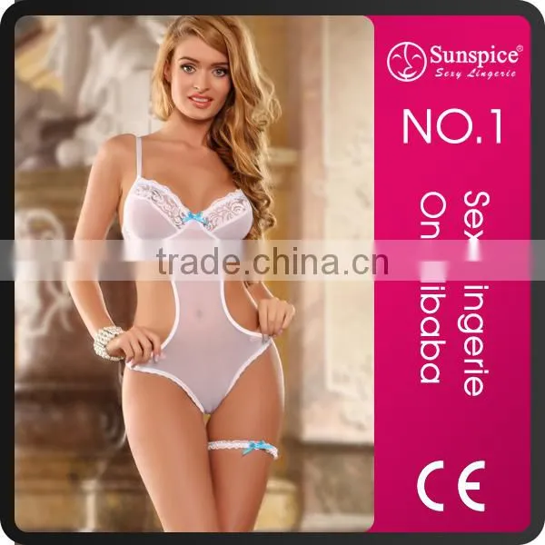 Mesh and Lace Teddy Sexy Teen Lingerie