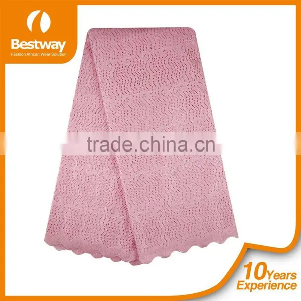 African Cotton Dry Lace Swiss Voile Lace Fabric Cotton Lace Tops Women SL0323 photo-3