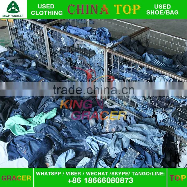 Japan/karachi Style Jeans Women 2016 Wholesale Used Clothing Bundle From China photo-5
