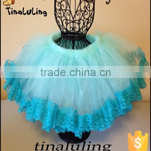 Fashion New Baby Girls Cream Lace Pettiskirts Kids Tutu Skirts for 2-8 Years Fluffy Tutus photo-4