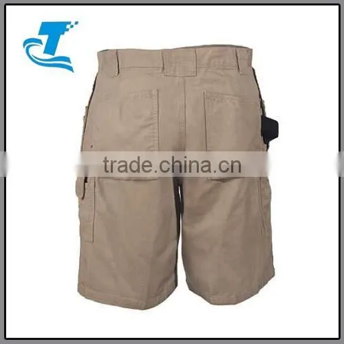 Men's Khaki Lightweight Cotton Shorts photo-2