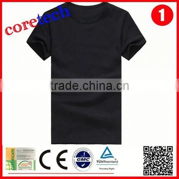 Plain O-neck Slim Fit Blank T-shirt Factory photo-3