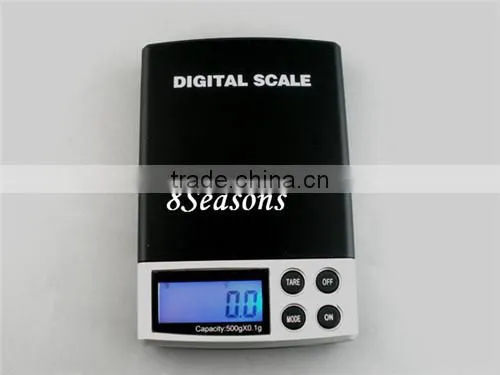 Black Case Packed Digital Scale LCD Electronic Pocket Balance Scale photo-3