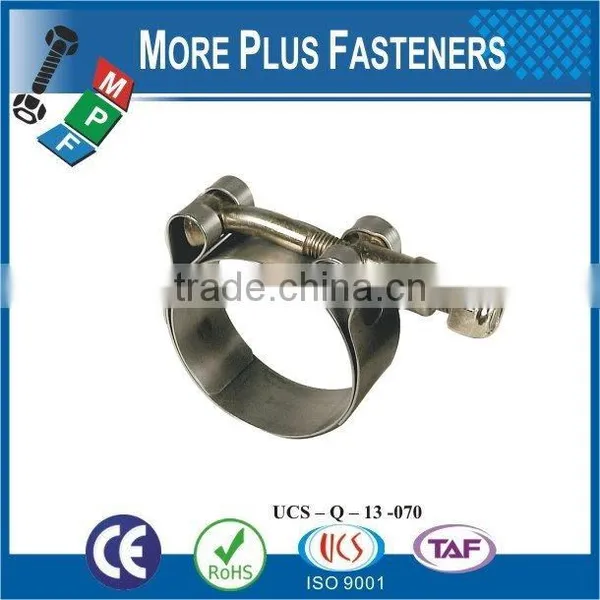 Made in Taiwan Stainless Steel Strong Stainless Steel Hose Clamps Flexible Hose Clamp T Bolt Hose Clamp photo-4