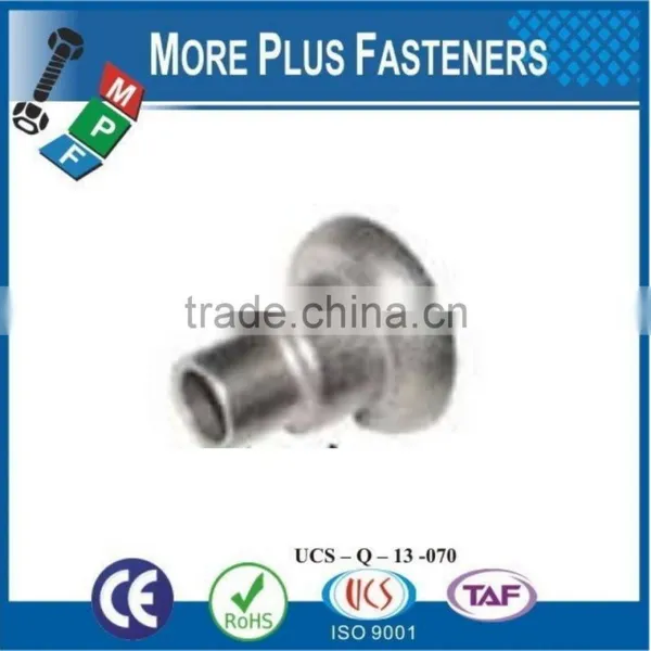 Made in Taiwan Brass Stainless Steel Solid Black Phosphate Shoulder Rivet photo-3