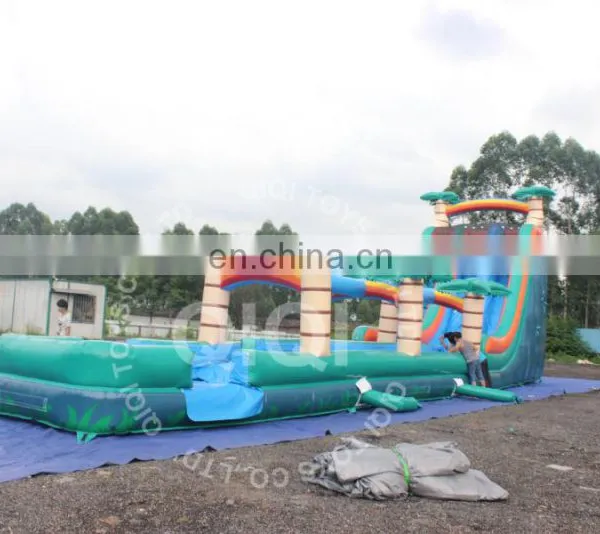Cheap Inflatable Jungle Water Slide Used Water Slides for Sale photo-2