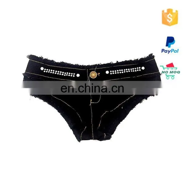 4 Colors Plus Size Sexy Girls Denim Shorts photo-5