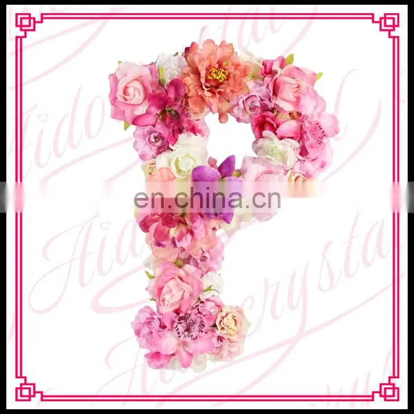 Aidocrystal Morden Home Decor Wholesalers Artificial Flowers Arts And Crafts Flower Letters photo-2