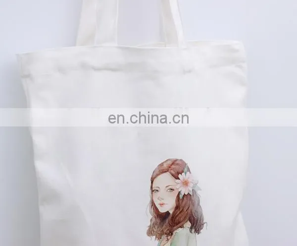 Wholesale UK Women Popular White Black Canvas Tote Bag photo-6