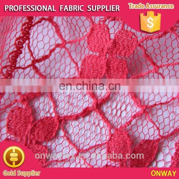 New Design Burnt-out Polyester/cotton Solid Lace for All Ladies' Garment photo-3