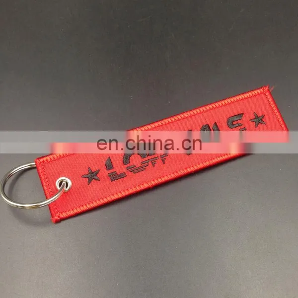 Embroidered Patch Keychains for Bikes or Car Key Chains Printed Your Own Logo photo-5