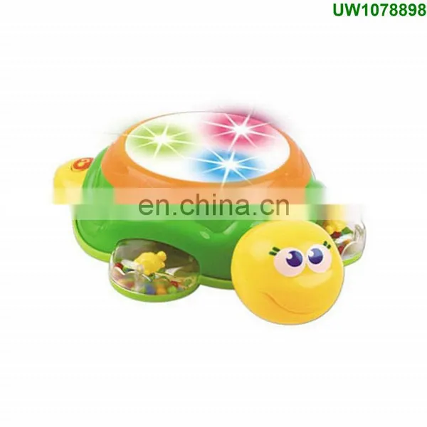 Baby Toy Drum, Musical Learning Drum With Flashing LED Lights Electronic Education Toys for Toddlers Early Development photo-2