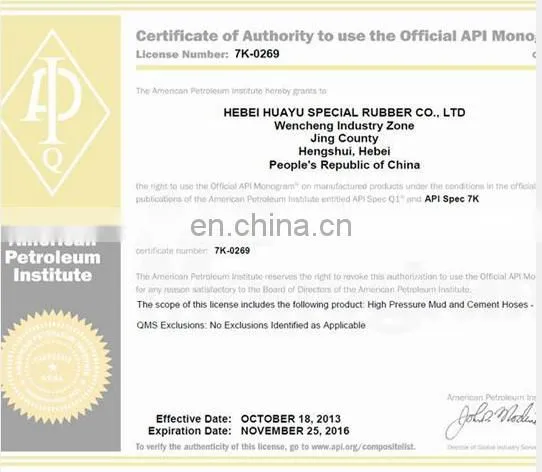 API SPEC 7K Drilling Hose .pipe Hose photo-3
