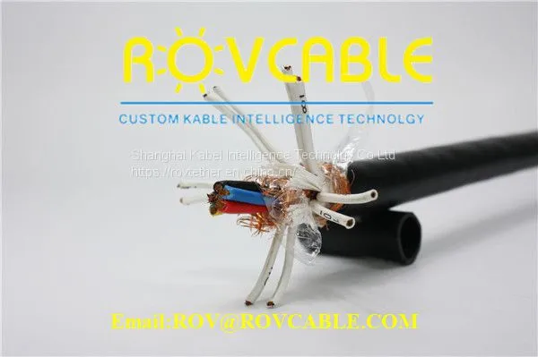 Underwater Waterproof Umbilical Submarine PUR Jacket Subsea Marine ROV Cable photo-3
