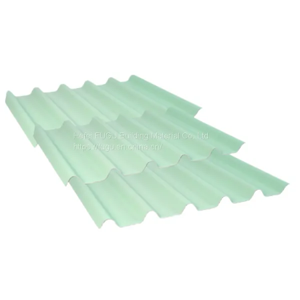 Light Weight PVC Corrugated Sheet ASA Plastic Roof Tiles For Warehouse