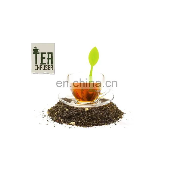 Wholesale Silicone & Stainless Steel Leaf Shape Tea Infuser / Tea Ball photo-3