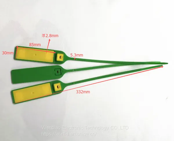 860-940Mhz PP Material UHF Smart RFID Bundle Cable Tie Tag photo-5