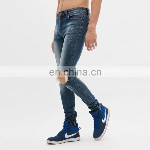 DiZNEW Plain Dyed Jeans Dark Blue Dark Jeans Factory Stylish photo-4