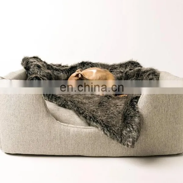 Pet Dog Bed Orthopedic Traditional Sofa-Style Living Room Couch Pet Bed With Removable Cover photo-2