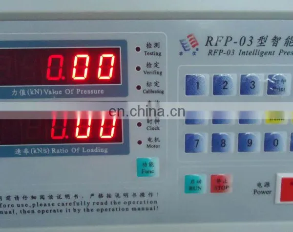 100/200/300KN Concrete Computer Closed-loop Pressure Testing Machine, 300kN Electro-hydraulic Compression Strength Tester photo-6