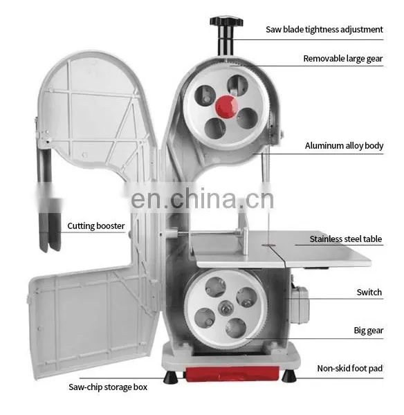 Hot Sale Automatic Meat Bone Saw Machine / Bone Saw Machine Electric / Bone Saw Machine Cutter for Restaurants Use photo-6